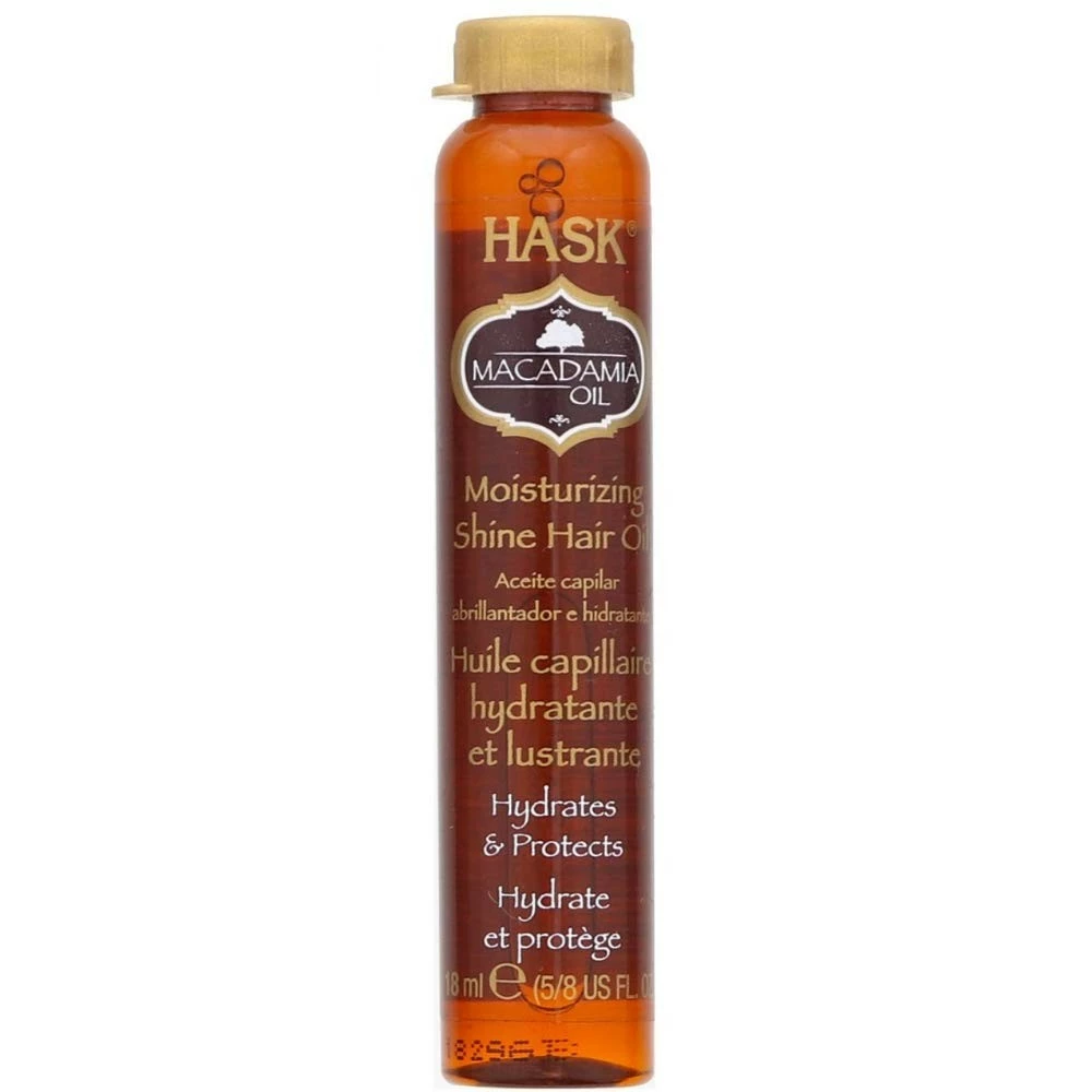 Hask Macadamia Revitalizing Shine Oil, .625 Oz (Pack Of 4) 3 Hask Macadamia Revitalizing Shine Oil, .625 Oz (Pack Of 4)