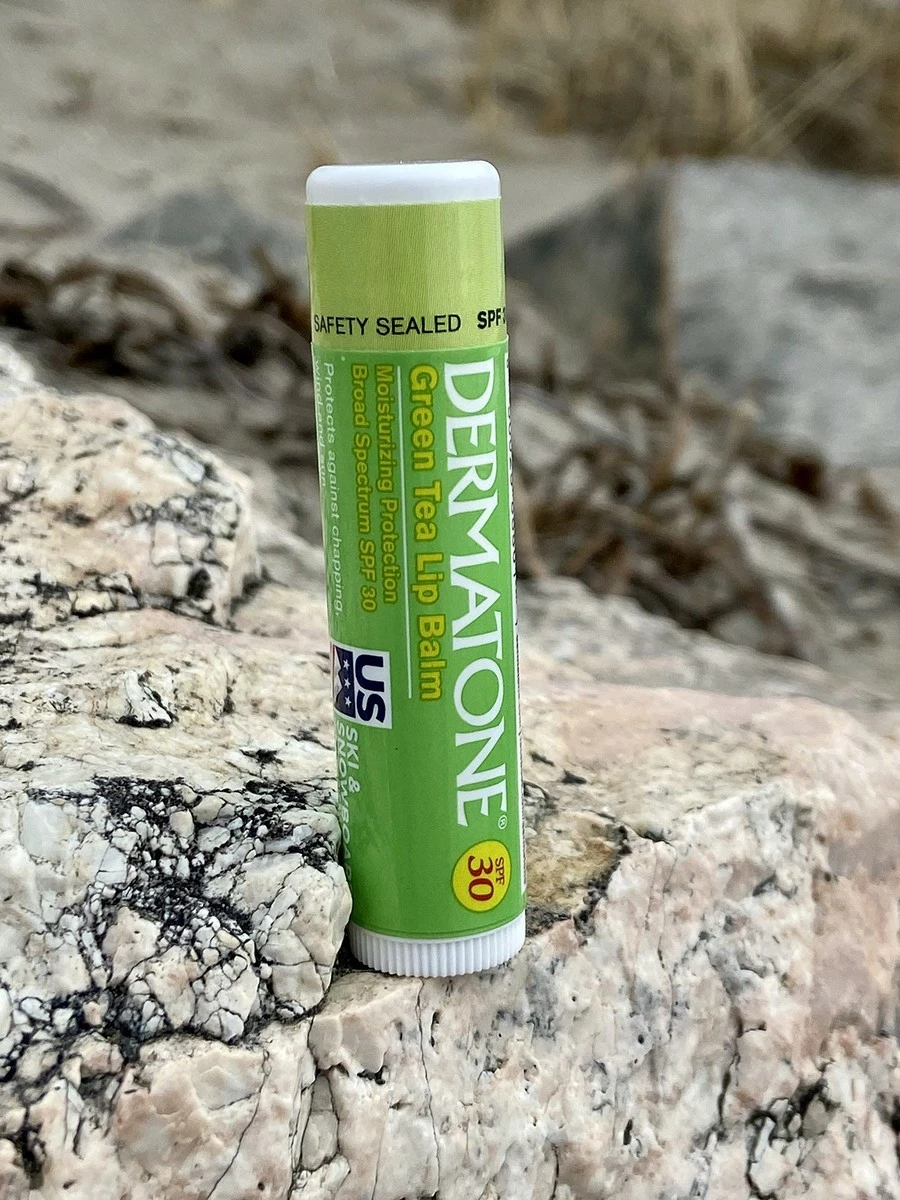 Dermatone Store Dermatone Green Tea Lip Balm SPF 30, 0.15 Oz. - 3-Pack 8 Dermatone Store Dermatone Green Tea Lip Balm SPF 30, 0.15 Oz. - 3-Pack - Image 6