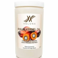 Palm Kernel Oil By Velona | All Natural Oil For Soap Making, Cooking, Hair, Body, Skin & Face Care | Refined, Cold Pressed | In Jar (4 Oz) -Moisturizers Sales qv7lq791ukuida7adu5f5xbbgxfb