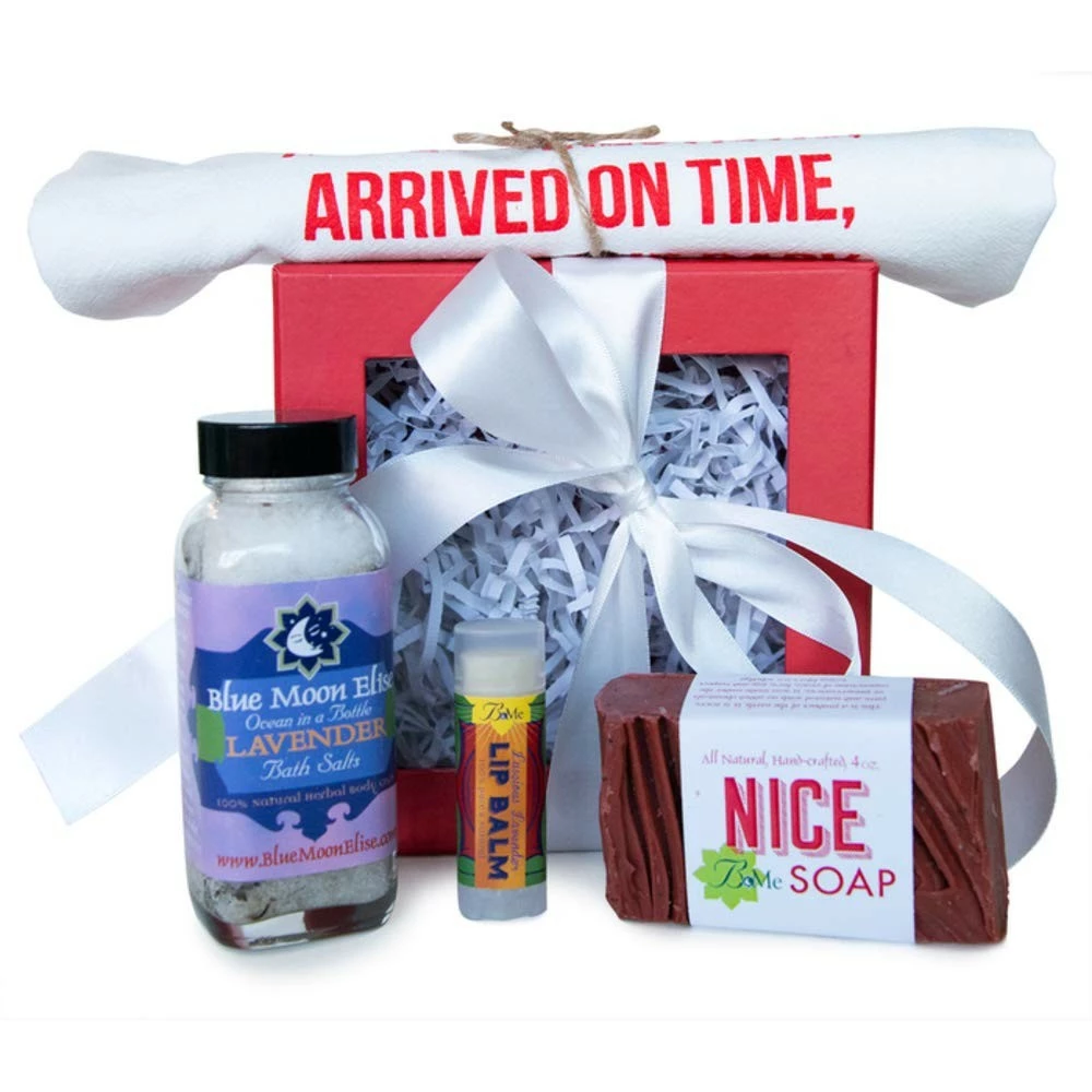 Naughty And Nice Holiday Gift Boxes By Blue Moon Elise. Christmas Gift Baskets With All Natural Beauty Products For Holiday Gifts. Spa Bath Gift Basket For Mom Or Teacher Gifts. (Nice Gift Box) 2 Naughty And Nice Holiday Gift Boxes By Blue Moon Elise. Christmas Gift Baskets With All Natural Beauty Products For Holiday Gifts. Spa Bath Gift Basket For Mom Or Teacher Gifts. (Nice Gift Box)