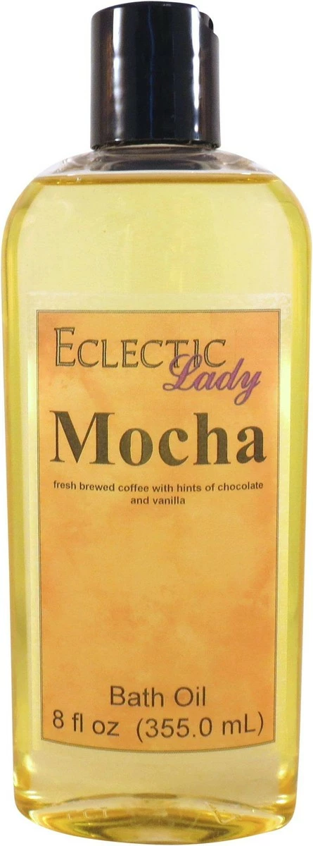 Mocha Bath Oil By Eclectic Lady, 8 Oz 3 Mocha Bath Oil By Eclectic Lady, 8 Oz