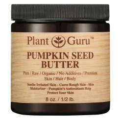 Plant Guru Store Pumpkin Seed Body Butter 8 Oz. 100% Pure Raw Fresh Natural Cold Pressed. Skin Body And Hair Moisturizer, DIY Creams, Balms, Lotions, Soaps.