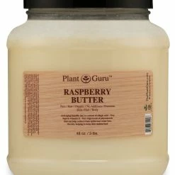 Plant Guru Raspberry Body Butter 8 Oz. 100% Pure Raw Fresh Natural Cold Pressed. Skin Body And Hair Moisturizer, DIY Creams, Balms, Lotions, Soaps.