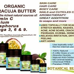 Botanical Beauty MARACUJA OIL BUTTER ORGANIC 100% Natural/VIRGIN UNREFINED RAW / 100% PURE BOTANICALS. 2 Fl.oz.- 60 Ml. For Skin, Hair And Nail Care. 11 Botanical Beauty MARACUJA OIL BUTTER ORGANIC 100% Natural/VIRGIN UNREFINED RAW / 100% PURE BOTANICALS. 2 Fl.oz.- 60 Ml. For Skin, Hair And Nail Care. -Moisturizers Sales re1pmx8sn74l4ppdrfag7j9syn37