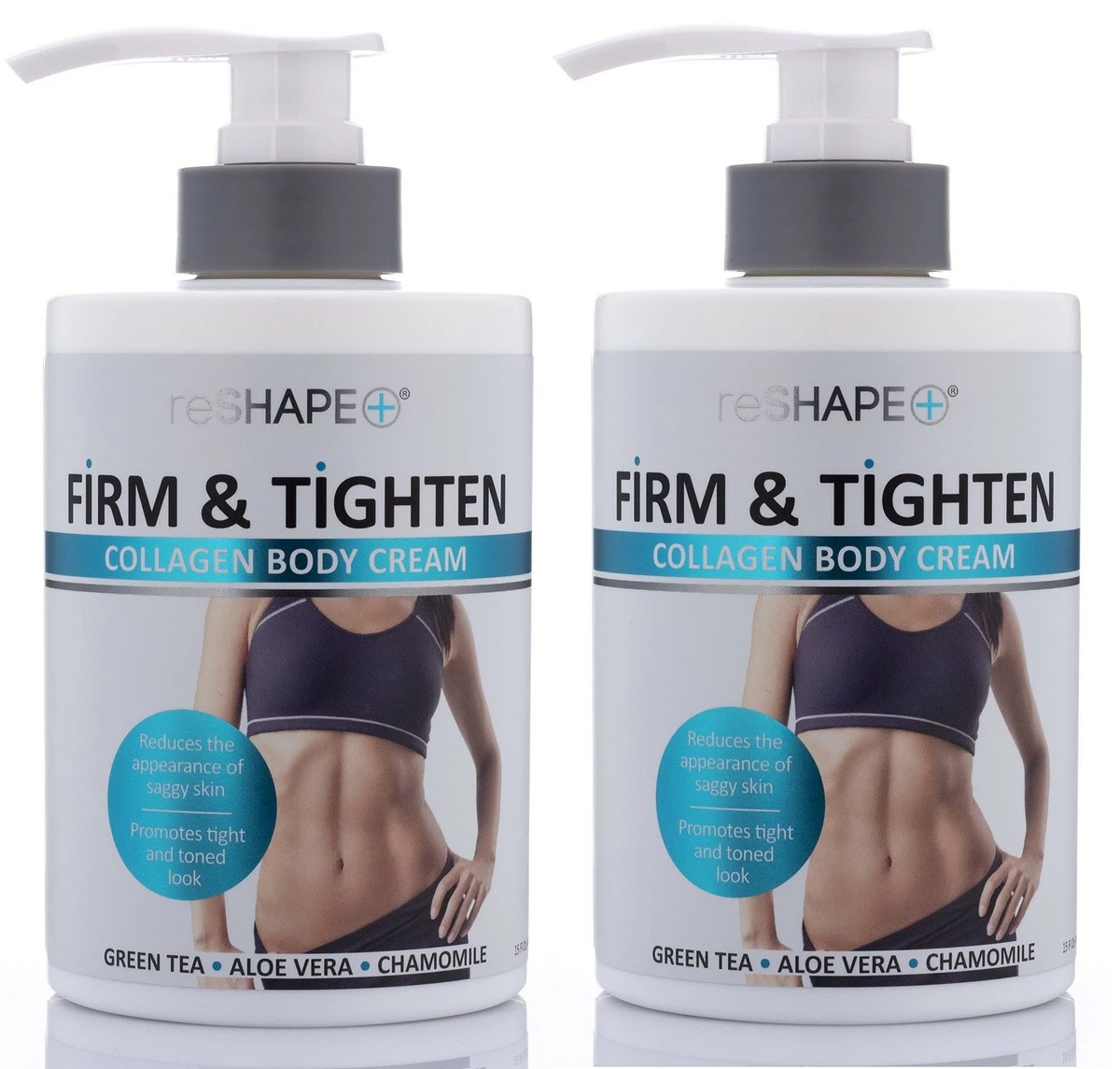 Reshape+ Store Collagen Body Cream Moisturizing, Tightening Cellulite Cream Improves Elasticity, Plumps Sagging Skin (Two - 15oz) 3 Reshape+ Store Collagen Body Cream Moisturizing, Tightening Cellulite Cream Improves Elasticity, Plumps Sagging Skin (Two - 15oz)