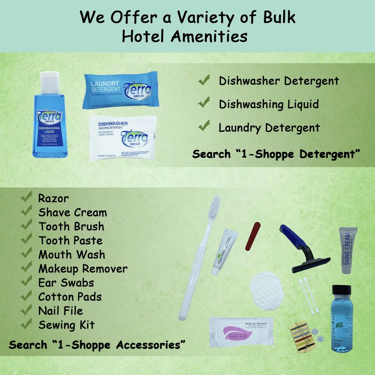 Terra Pure Eco Botanics Hotel Soaps And Toiletries Bulk Set | 1-Shoppe All-In-Kit Amenities For Hotels | 0.85oz Hotel Shampoo & Conditioner, Body Wash, Body Lotion & 0.89oz Bar Soap Travel Size | 75 Pieces 8 Terra Pure Eco Botanics Hotel Soaps And Toiletries Bulk Set | 1-Shoppe All-In-Kit Amenities For Hotels | 0.85oz Hotel Shampoo & Conditioner, Body Wash, Body Lotion & 0.89oz Bar Soap Travel Size | 75 Pieces - Image 6