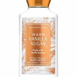 White Barn Warm Vanilla Sugar Body Lotion Gold Swirl 2020