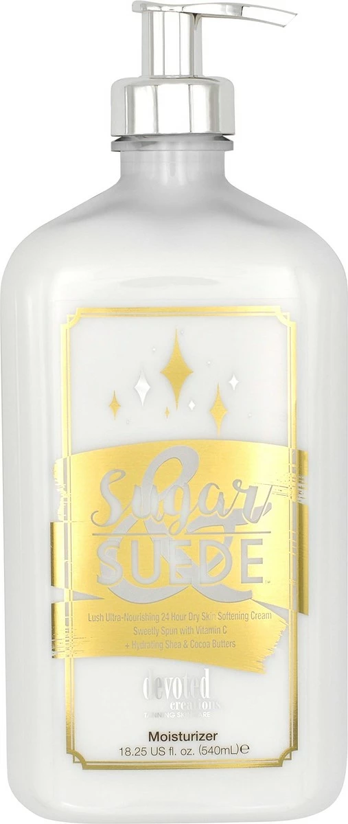 Devoted Creations Sugar & Suede Moisturizer 18.25 Oz 3 Devoted Creations Sugar & Suede Moisturizer 18.25 Oz