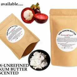 Aroma Depot 8oz Raw Kokum Butter Great For Skin, Body And Hair. 100% Pure I Natural I Cold Pressed I Thickener For Body Butters, Sunscreens, Soaps, Deodorants And Lotions. -Moisturizers Sales rtm46mdh3zofjlpuw4jtvfe6ksl3