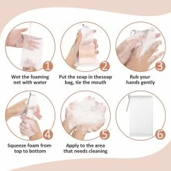 Cobahom Store Cobahom 6 Pcs Mesh Soap Bag Mesh Foaming Net Soap Sack Bags Soap Handmade Soap Bubble Mesh Net Bags With Drawstring For Bath & Shower (Gray) 12 Cobahom Store Cobahom 6 Pcs Mesh Soap Bag Mesh Foaming Net Soap Sack Bags Soap Handmade Soap Bubble Mesh Net Bags With Drawstring For Bath & Shower (Gray) -Moisturizers Sales s6ltge2ljzb59zp9z455bogpep3s