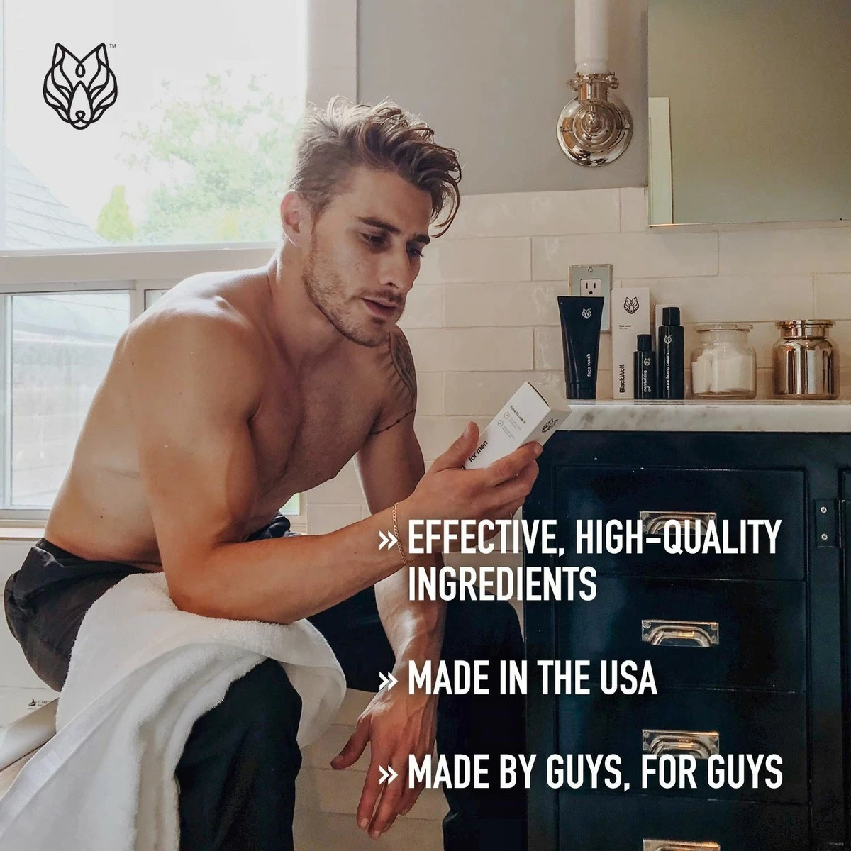 Black Wolf Store Black Wolf Nation Activated Charcoal Body Wash - 10 Fl Oz - Activated Charcoal And Salicylic Acid Reduce Acne Breakouts And Removes Unwanted Toxins From Your Skin (1 Pack) 8 Black Wolf Store Black Wolf Nation Activated Charcoal Body Wash - 10 Fl Oz - Activated Charcoal And Salicylic Acid Reduce Acne Breakouts And Removes Unwanted Toxins From Your Skin (1 Pack) - Image 6