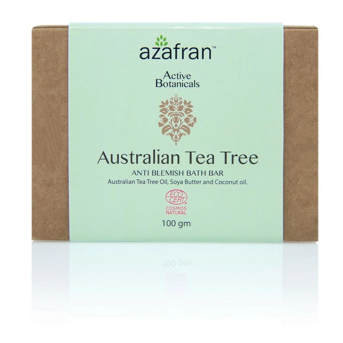 Azafran Australian Tea Tree Body Bath Soap Bar, 3.53oz, With Organic Pure Essential Oil, Anti-Blemish Antiseptic, Vegan, Non-GMO, Sensitive Skin Safe 3 Azafran Australian Tea Tree Body Bath Soap Bar, 3.53oz, With Organic Pure Essential Oil, Anti-Blemish Antiseptic, Vegan, Non-GMO, Sensitive Skin Safe