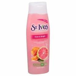 St. Ives (3 Pack) St Ives Even & Bright Body Wash, Pink Lemon And Mandarin Orange 13.5 Oz Each