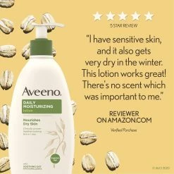 Aveeno Daily Moisturizing Body Lotion With Soothing Oat And Rich Emollients To Nourish Dry Skin, Fragrance-Free, 2.5 Fl. Oz (Pack Of 3) -Moisturizers Sales say9bcaix88kmamejbomyz3c2pxx