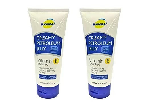 Filo America ROYAL Vitamin E Enriched Creamy Petroleum Jelly Skin Protectant Absorbs Quickly, Rich, Soothing Texture 7 Oz. (2 Pack) 3 Filo America ROYAL Vitamin E Enriched Creamy Petroleum Jelly Skin Protectant Absorbs Quickly, Rich, Soothing Texture 7 Oz. (2 Pack)