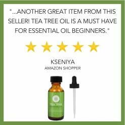 Tea Tree (Melaleuca) Essential Oil, 1 Fl Oz With Dropper - Therapeutic Grade For Your Face, Skin, Hair And Diffuser - Natural Treatment For Acne, Toenails, Skin Tag Removal - By Pure Body Naturals -Moisturizers Sales sm5e60ti8ltx2id6zy44hqb2szup