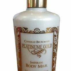 Camille Beckman Platinume Gold Imperial Body Milk, Lemongrass Vert & Sparkling Grapefruit, 13.5 Oz