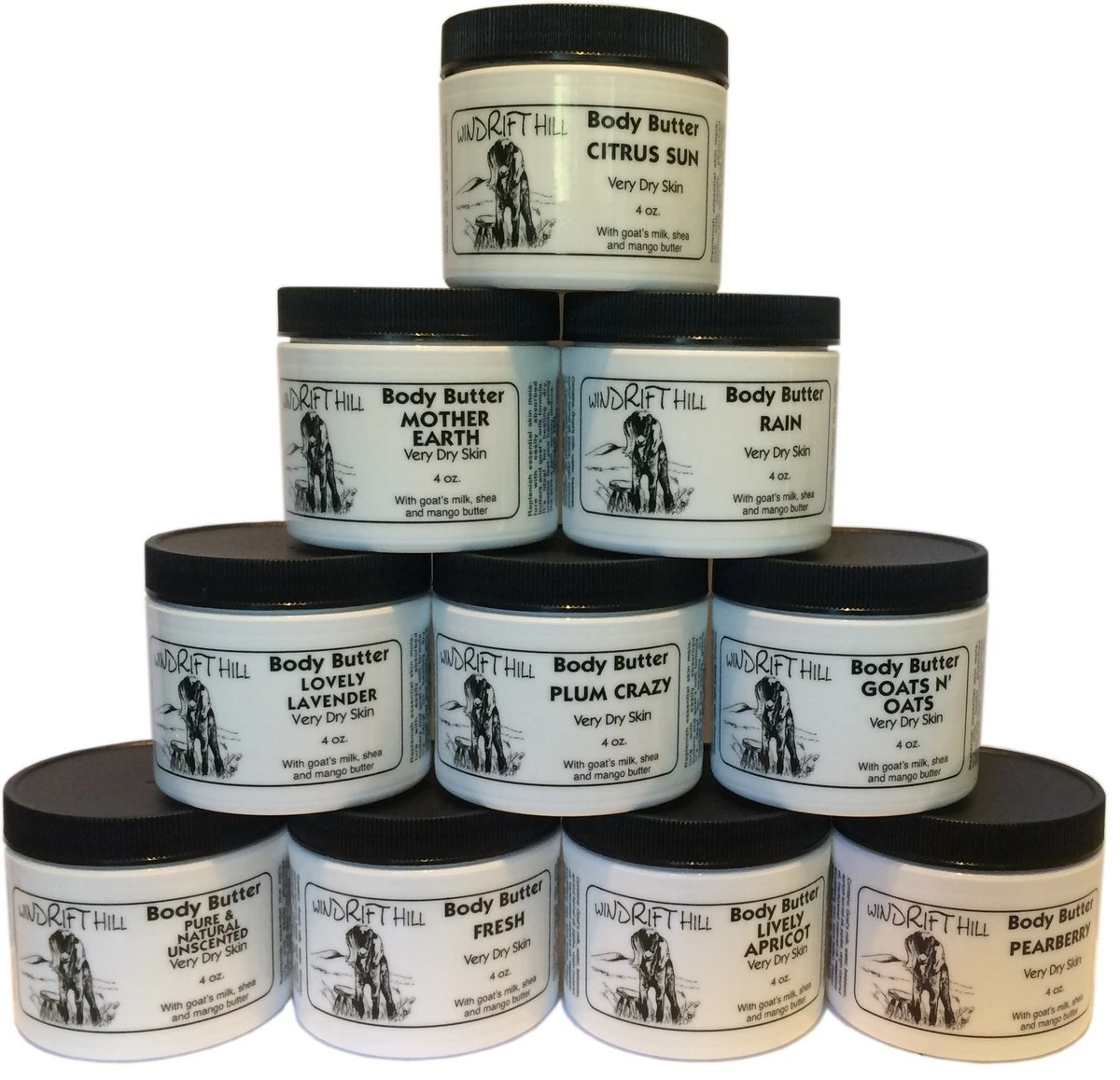 Windrift Hill 4oz Body Butter Moisturizing Lotion For Very Dry Skin (Relaxing) 3 Windrift Hill 4oz Body Butter Moisturizing Lotion For Very Dry Skin (Relaxing)