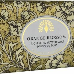 The English Soap Company, Vintage Wrapped Shea Butter Soap, Orange Blossom, 200g
