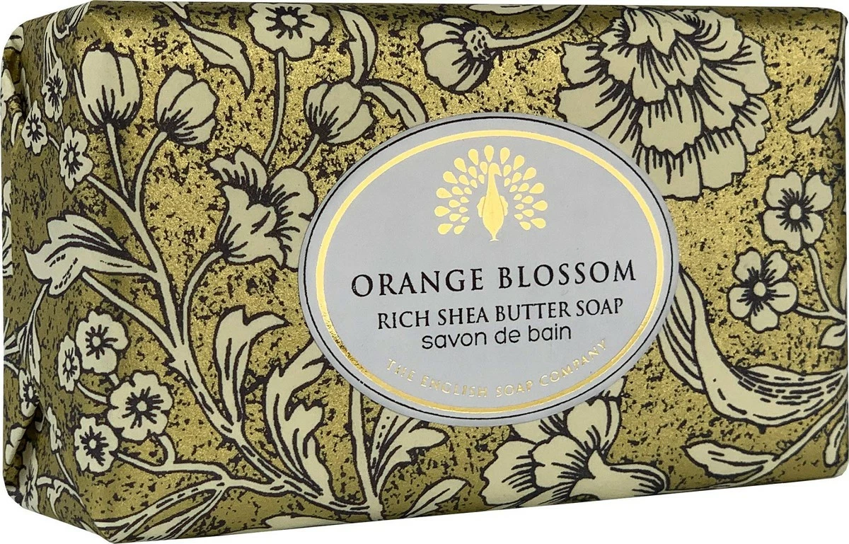 The English Soap Company, Vintage Wrapped Shea Butter Soap, Orange Blossom, 200g 3 The English Soap Company, Vintage Wrapped Shea Butter Soap, Orange Blossom, 200g