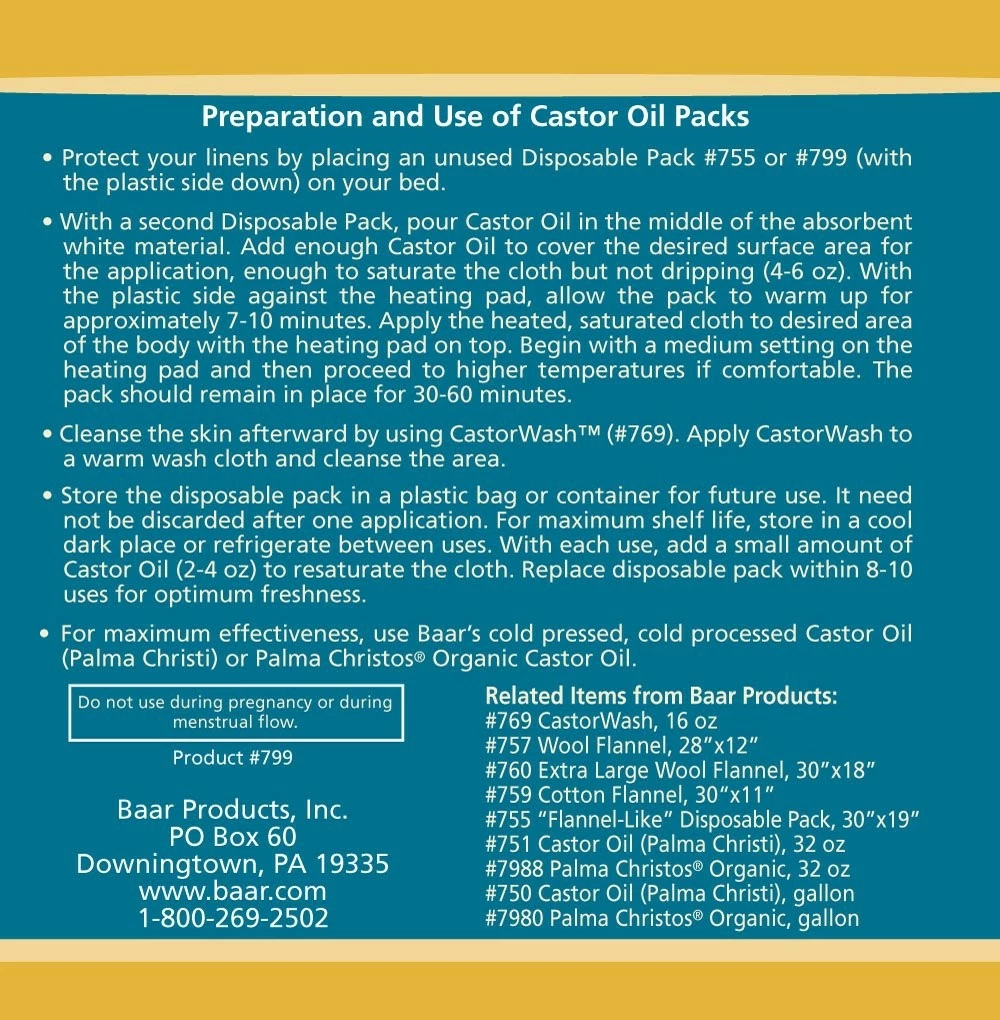 Baar Pure Organic Cold Pressed Castor Oil Pack Kit - Exclusive Palma Christos Brand - Hexane FREE! Many Castor Oil Uses For Health Problems! 10 Baar Pure Organic Cold Pressed Castor Oil Pack Kit - Exclusive Palma Christos Brand - Hexane FREE! Many Castor Oil Uses For Health Problems! - Image 8