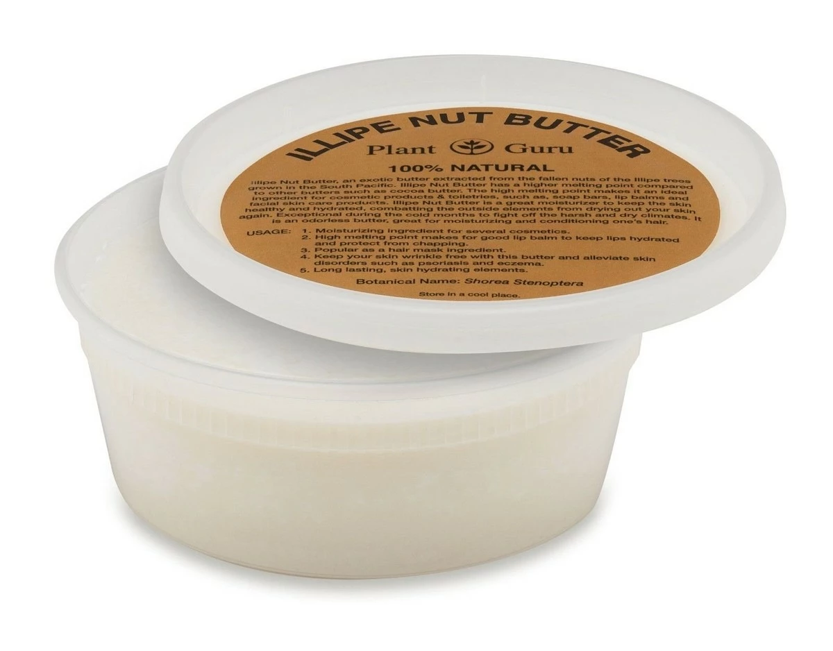 Plant Guru Illipe Nut Butter 8 Oz 100% Pure Raw Natural Cold Pressed For Skin, Body, Face And Hair 4 Plant Guru Illipe Nut Butter 8 Oz 100% Pure Raw Natural Cold Pressed For Skin, Body, Face And Hair - Image 2