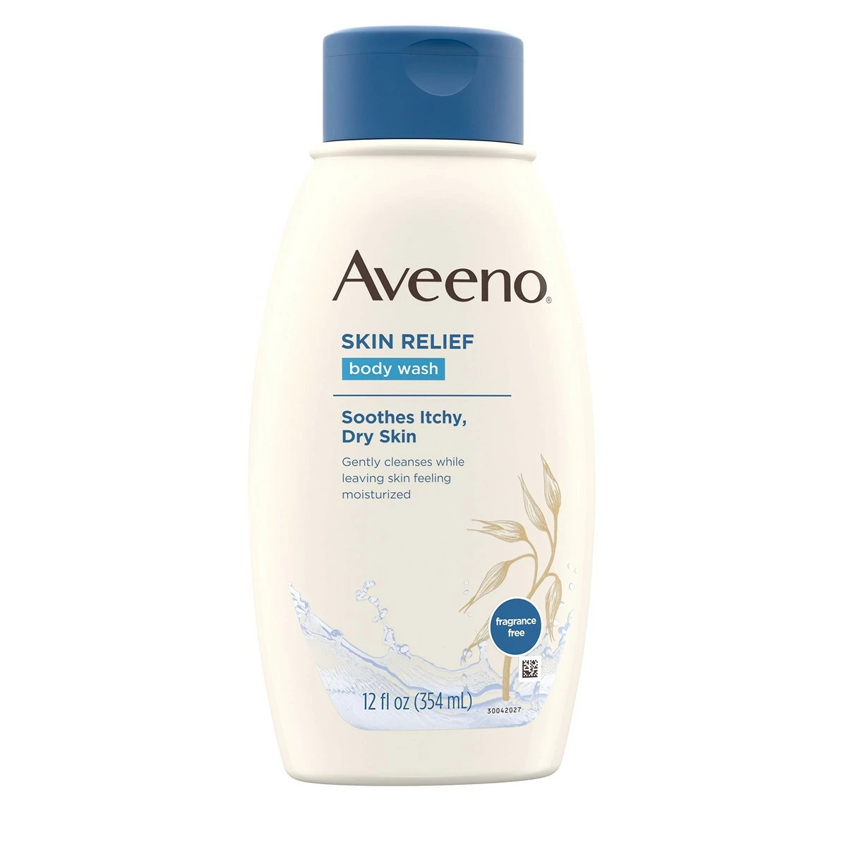 Aveeno Skin Relief Fragrance-Free Body Wash With Oat To Soothe Dry Itchy Skin, Gentle, Soap-Free & Dye-Free For Sensitive Skin, 12 Fl. Oz (Pack Of 2) 4 Aveeno Skin Relief Fragrance-Free Body Wash With Oat To Soothe Dry Itchy Skin, Gentle, Soap-Free & Dye-Free For Sensitive Skin, 12 Fl. Oz (Pack Of 2) - Image 2