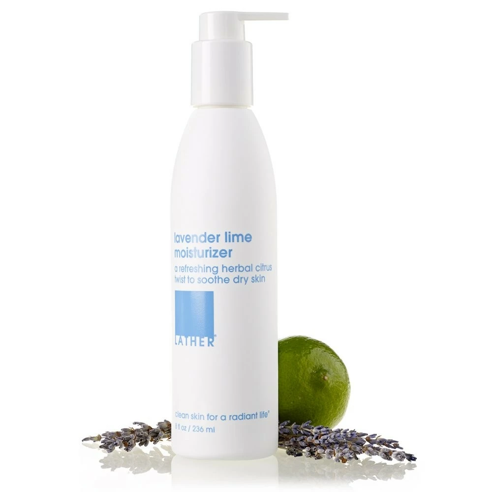 LATHER Lavender Lime Moisturizer, 8 Ounce Pump Bottle 8 LATHER Lavender Lime Moisturizer, 8 Ounce Pump Bottle - Image 6