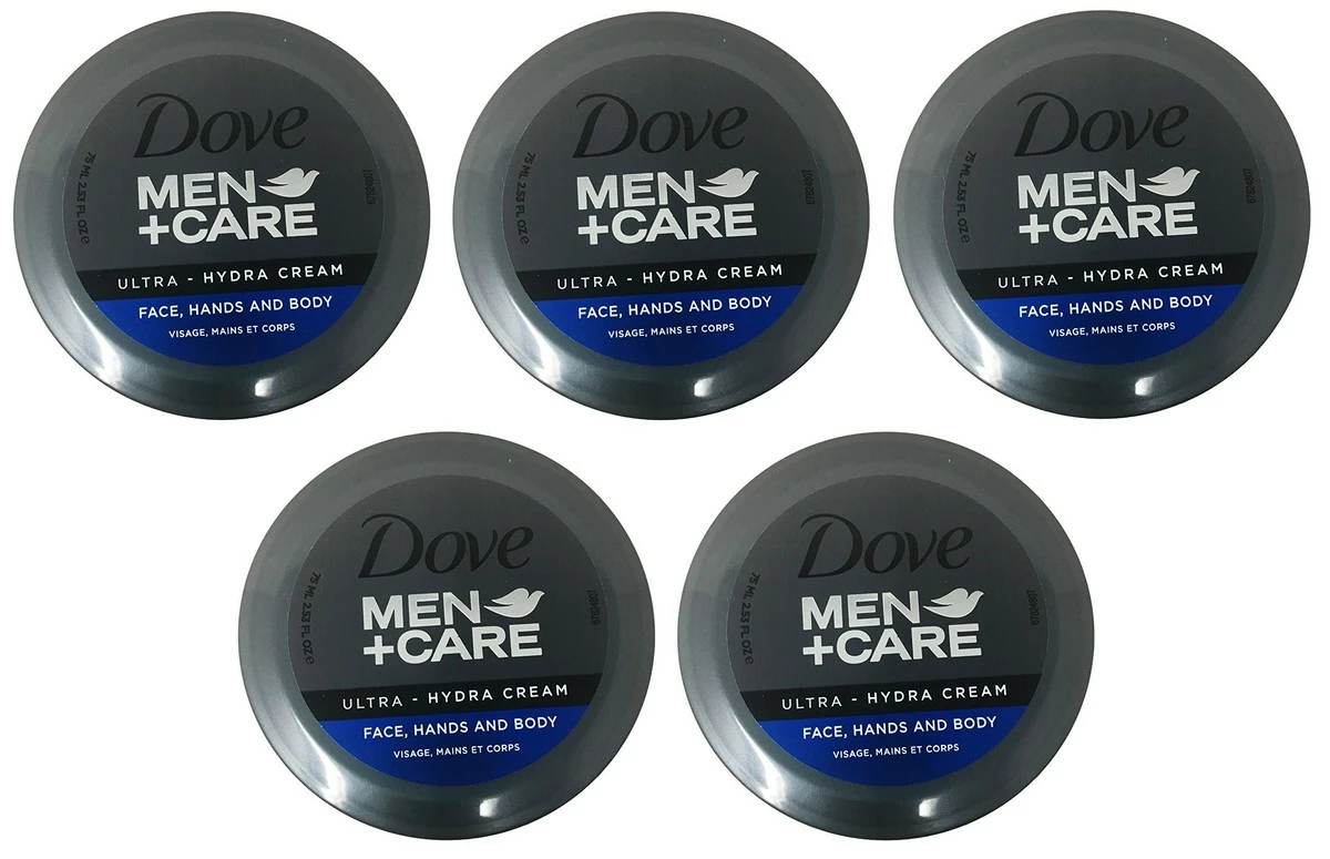 Dove Men+Care Ultra-Hydra Cream With 24 Hour Moisturization, 2.53 FL OZ (Pack Of 5) 3 Dove Men+Care Ultra-Hydra Cream With 24 Hour Moisturization, 2.53 FL OZ (Pack Of 5)