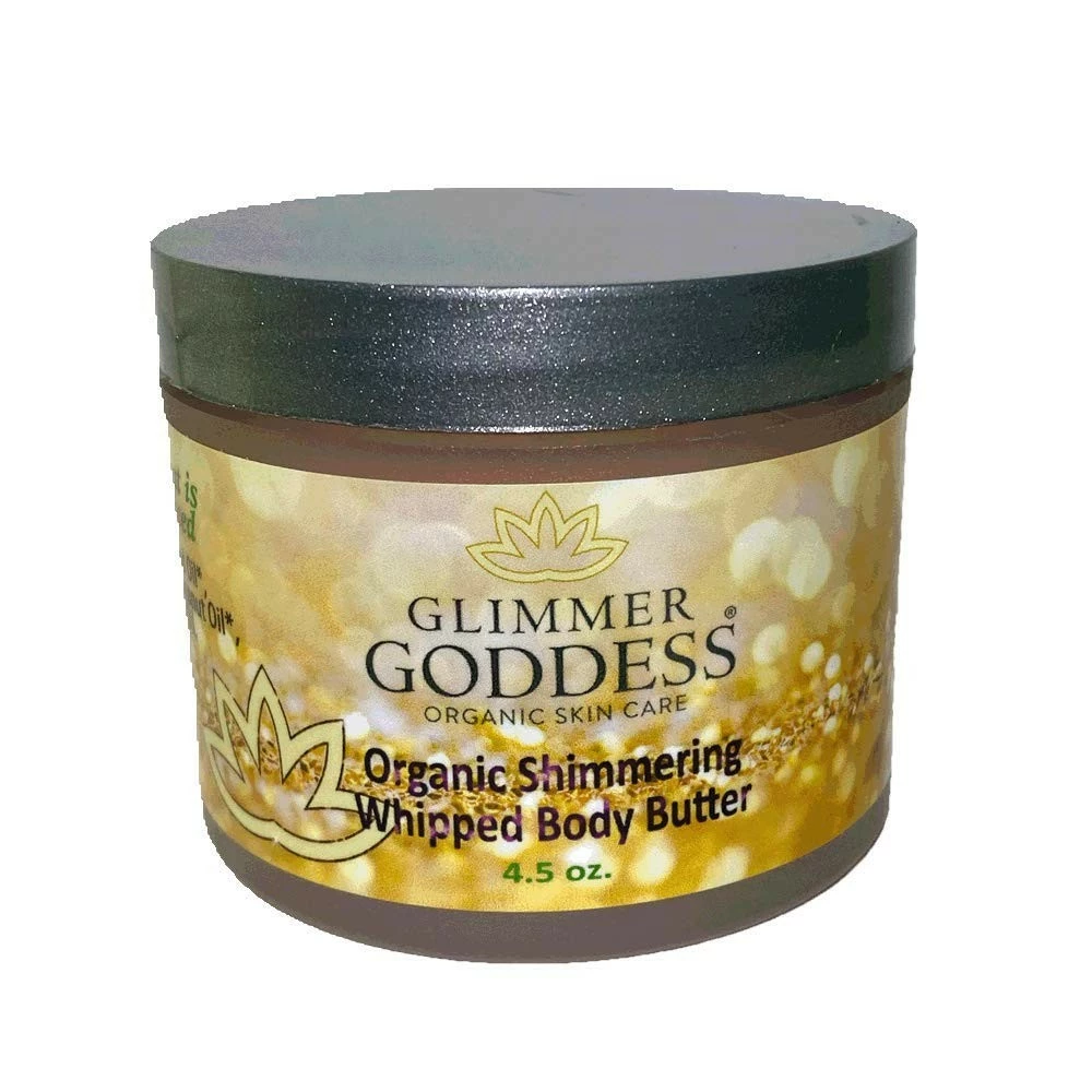 Organic Rose Gold Whipped Body Butter – Super Sparkle For Natural Skin Radiance – Chemical Free Shimmering Moisturizer - Glimmer Goddess 3 Organic Rose Gold Whipped Body Butter – Super Sparkle For Natural Skin Radiance – Chemical Free Shimmering Moisturizer - Glimmer Goddess