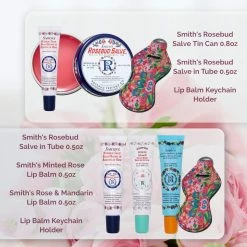 Smith’s Rosebud Salve, Lip Balm And Lip Balm Holder Keychain Bundle - Natural Lip Care Moisturizer, All-Purpose And Case For Teens, Women And Men (Rosebud Salve) 15 Smith’s Rosebud Salve, Lip Balm And Lip Balm Holder Keychain Bundle - Natural Lip Care Moisturizer, All-Purpose And Case For Teens, Women And Men (Rosebud Salve) -Moisturizers Sales tmcge2zthei53fsrpvkzri5byvv1