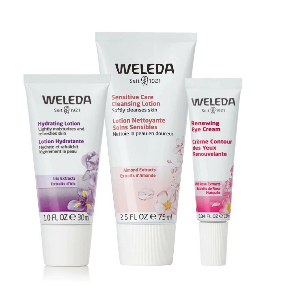 Weleda Store Weleda Calm And Hydrate Face Collection, Sensitive Care Cleansing Lotion, Renewing Eye Cream, Hydrating Facial Lotion 3 Weleda Store Weleda Calm And Hydrate Face Collection, Sensitive Care Cleansing Lotion, Renewing Eye Cream, Hydrating Facial Lotion