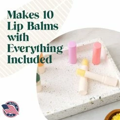 Urban Kangaroo Store Shea Butter Lip Balm DIY Kit (63-pieces), Makes 10 Luxurious Lip Balms With EVERYTHING You Need -Moisturizers Sales tmxo8gug8y8g5645ih7tl8tkc874