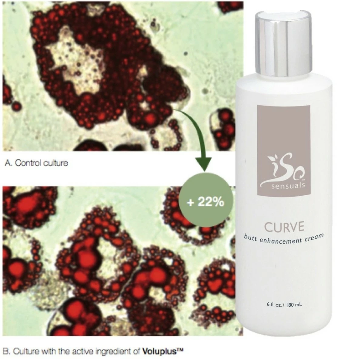 IsoSensuals Curve Butt Enhancement Cream - 1 Bottle (2 Month Supply) 6 IsoSensuals Curve Butt Enhancement Cream - 1 Bottle (2 Month Supply) - Image 4