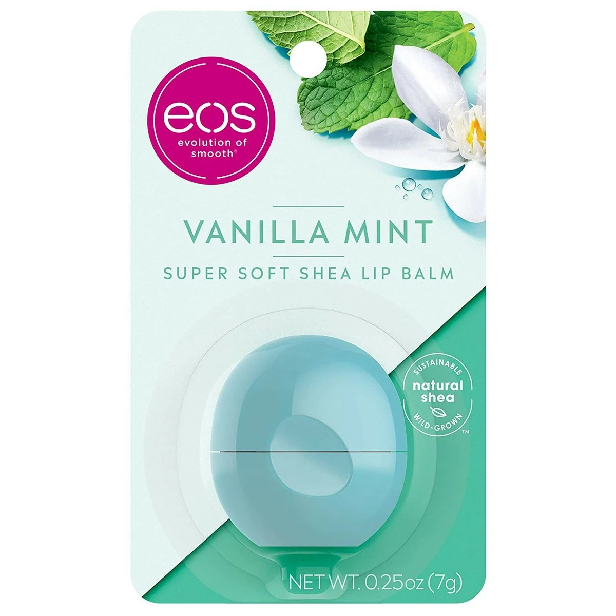 EOS Visibly Soft Lip Balm Sphere, Vanilla Mint 0.25 Oz (Pack Of 6) 3 EOS Visibly Soft Lip Balm Sphere, Vanilla Mint 0.25 Oz (Pack Of 6)