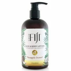 Organic Fiji New Coco Fiji Coconut Oil Infused Face & Body Lotion, Pineapple Coconut 12oz (3pk) -Moisturizers Sales u4wrwqmsutmgdqrr61kwoplzucun