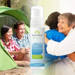 Nurture Valley Rinse Free Body Wash Cleanser | No Rinse Foaming Body Wash That Cleanses, Moisturizes, And Protects Skin - Non Allergenic - Non Sensitizing - Wipe Away Cleanser - 12 Bottles -Moisturizers Sales u70hh131jo5m4chmbja9jigrx9p5