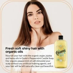 Quinn's Quinn’s Pure Castile Organic Liquid Soap, 32 Ounce (Peppermint) -Moisturizers Sales u8dkxkj5w0qs1k18ru314pnp42lk