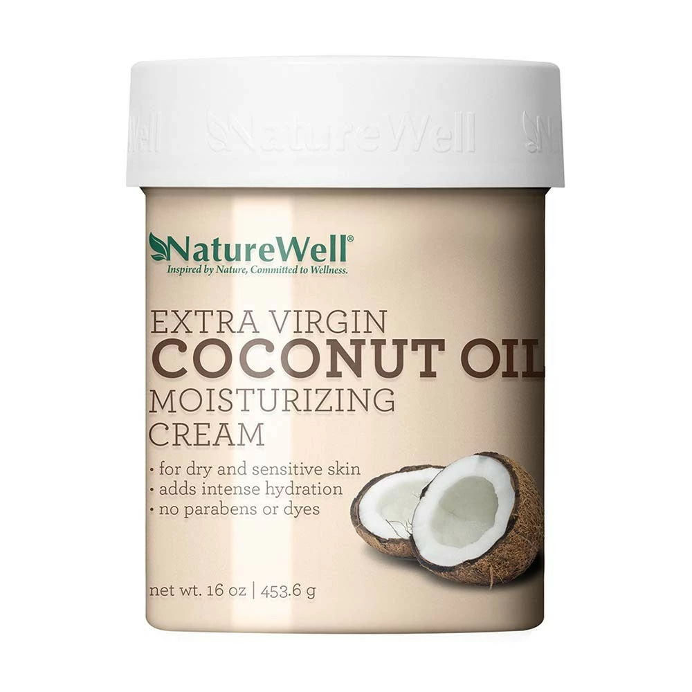 NATURE WELL NatureWell Extra Virgin Coconut Oil Moisturizing Cream For Face & Body, 16 Oz. | Adds Intensive Hydration To Dry & Sensitive Skin 3 NATURE WELL NatureWell Extra Virgin Coconut Oil Moisturizing Cream For Face & Body, 16 Oz. | Adds Intensive Hydration To Dry & Sensitive Skin