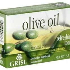 Grisi Natural Olive Oil Soap, 3.5 Oz (Pack Of 9)