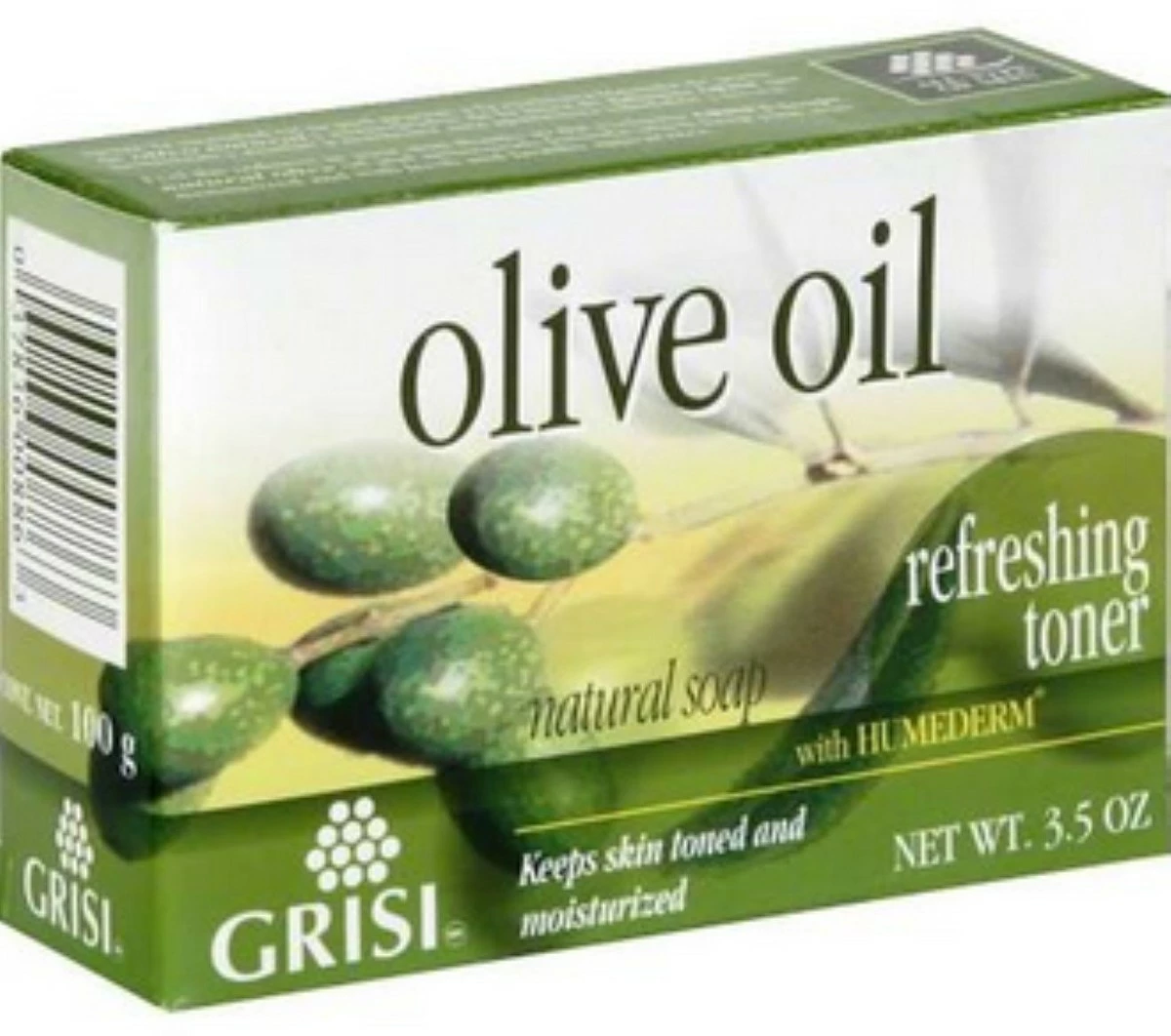Grisi Natural Olive Oil Soap, 3.5 Oz (Pack Of 9) 3 Grisi Natural Olive Oil Soap, 3.5 Oz (Pack Of 9)