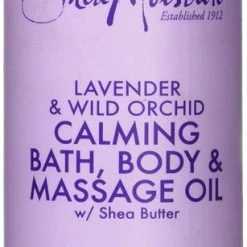 Shea Moisture Lavender & Wild Orchid Bath-Body & Massage Oil, 8 Ounce
