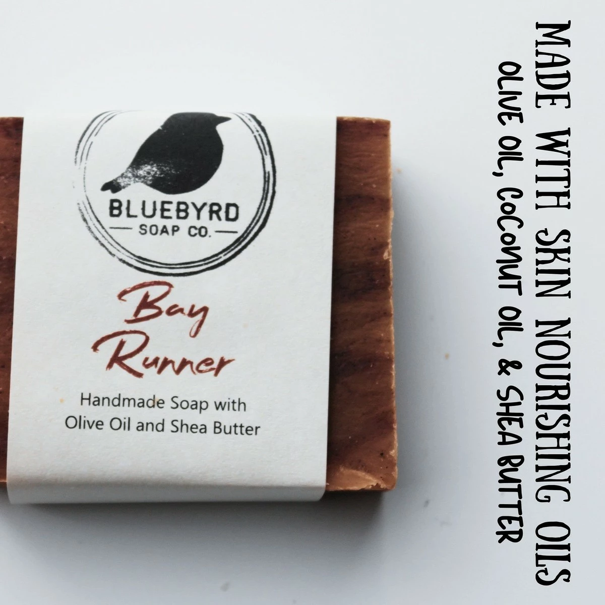 BLUEBYRD Soap Co. Bay Rum Runner Soap Bar For Men, Hand & Body Wash Lather Bar Soap Bay Rum Scented Manly Body Bar Wash, Spicy Scent And Homemade Bay Rum Shaving Soap With Essential Oils - Gift For Men (BAY RUN) 4 BLUEBYRD Soap Co. Bay Rum Runner Soap Bar For Men, Hand & Body Wash Lather Bar Soap Bay Rum Scented Manly Body Bar Wash, Spicy Scent And Homemade Bay Rum Shaving Soap With Essential Oils - Gift For Men (BAY RUN) - Image 2