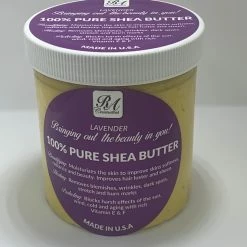 RA COSMETICS 100% African Shea Butter Whipped Lavender 12 Oz