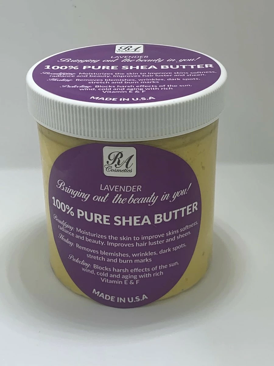 RA COSMETICS 100% African Shea Butter Whipped Lavender 12 Oz 3 RA COSMETICS 100% African Shea Butter Whipped Lavender 12 Oz