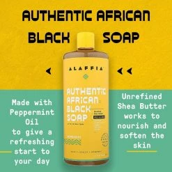Alaffia Store Alaffia Authentic African Black Soap All-in-One, Peppermint 32 FZ (Pack Of 2) -Moisturizers Sales uuh0j7z2llue0mbflrmh0p7h3ktd