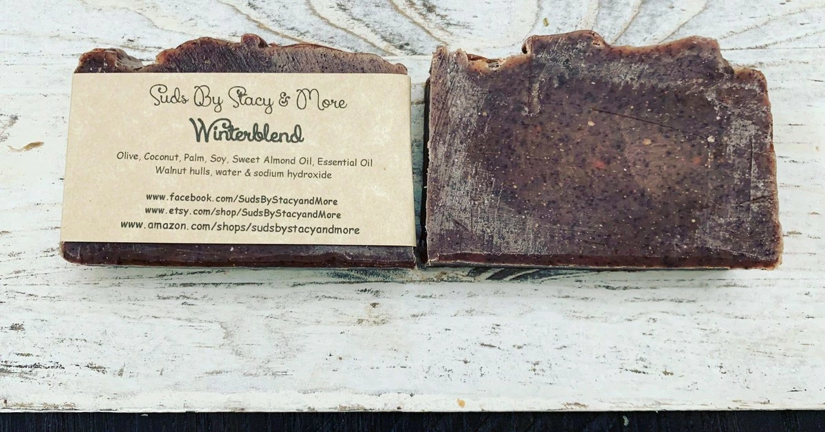 Suds By Stacy And More Winterblend Homemade Soap Bar (One 4 Oz Bar) Cold Processed With Essential Oils 3 Suds By Stacy And More Winterblend Homemade Soap Bar (One 4 Oz Bar) Cold Processed With Essential Oils