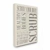 Stupell Industries Scrub Your Body Typography Bathroom Canvas Wall Art, 16 X 20, Design By Artist Sd Graphics Studio -Moisturizers Sales v4si55z0gkmp88mmh8p9hgftmvxi