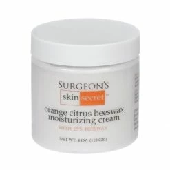 Surgeon's Skin Secret Store Surgeon's Skin Secret 25% Beeswax Cream 4 Oz Jar (Orange Citrus)