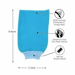LISSOMPLUME Store LISSOMPLUME Exfoliating Bath Gloves For Body Scrub 5 PACK Women Exfoliator Scrubber Shower Mitt Removing Dead Skin Hammam Towel - PINK -Moisturizers Sales vdul8dw1496rjnfrvzv9ndp22vpx